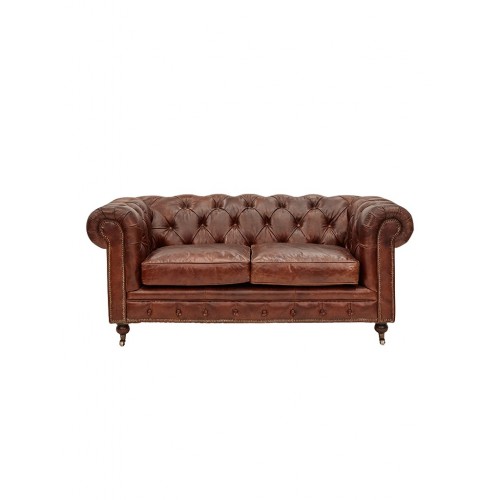 Hampton 2 Seater Leather Sofa